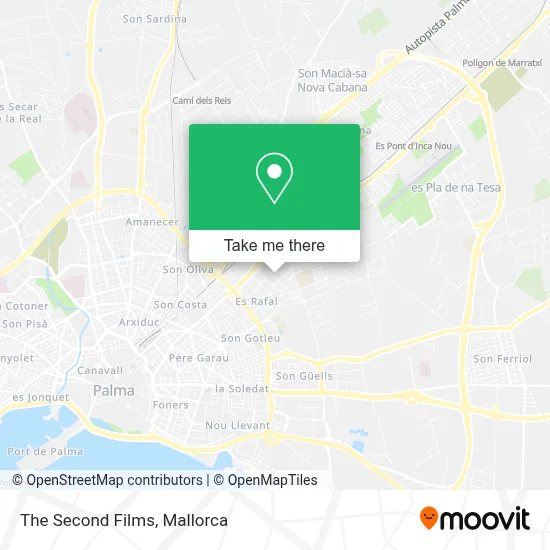 The Second Films map