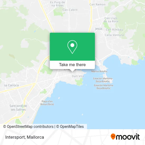 Intersport map