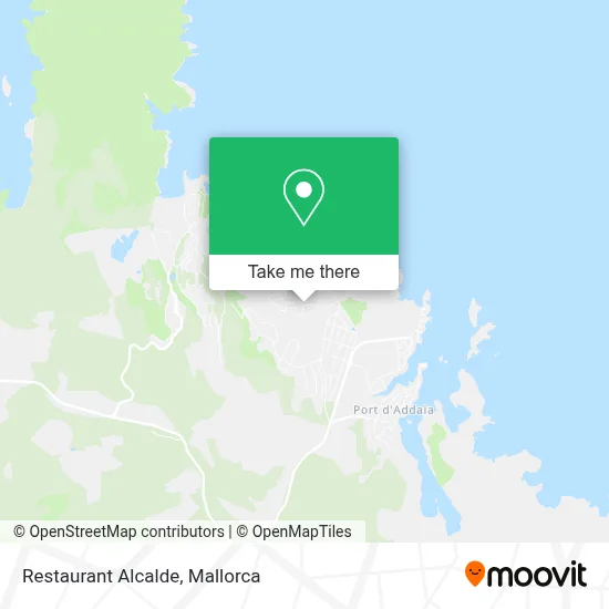 Restaurant Alcalde map