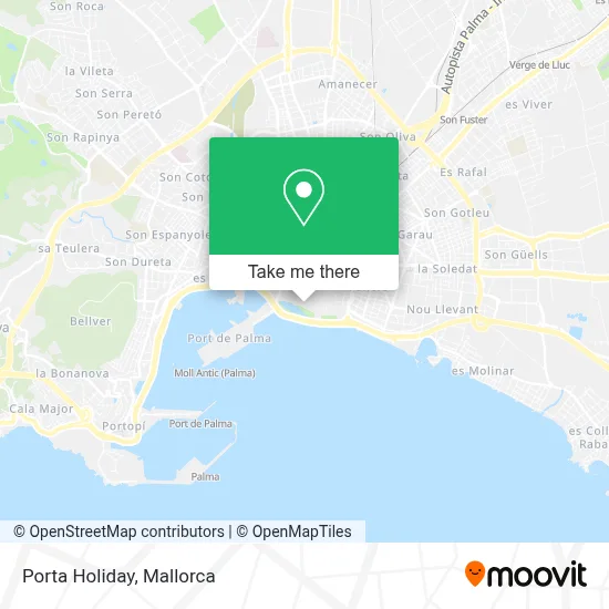 Porta Holiday map