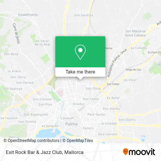 Exit Rock Bar & Jazz Club map