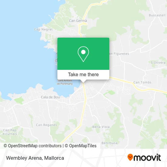 Wembley Arena map