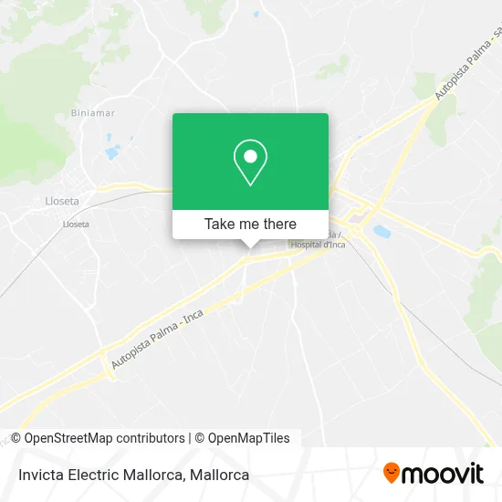 Invicta Electric Mallorca map