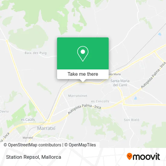 Station Repsol map