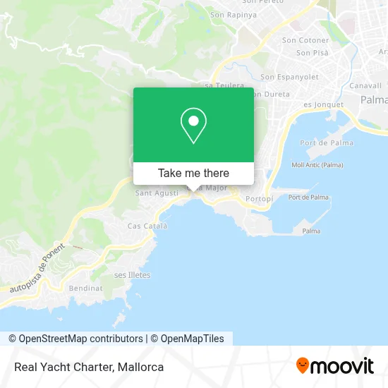 Real Yacht Charter map