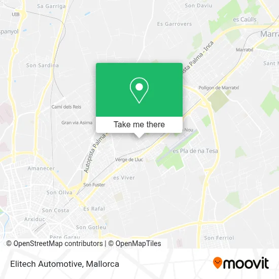 Elitech Automotive map
