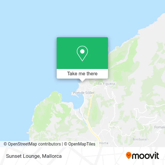 Sunset Lounge map