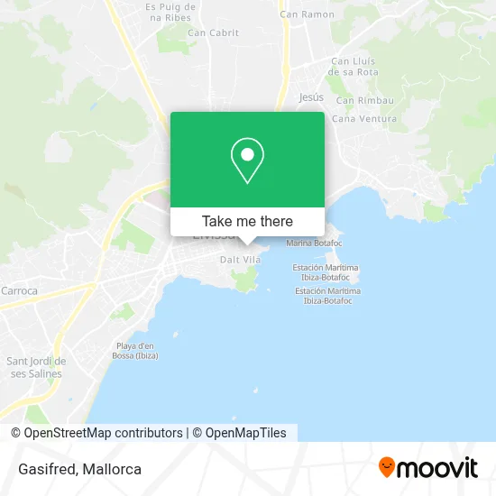 Gasifred map