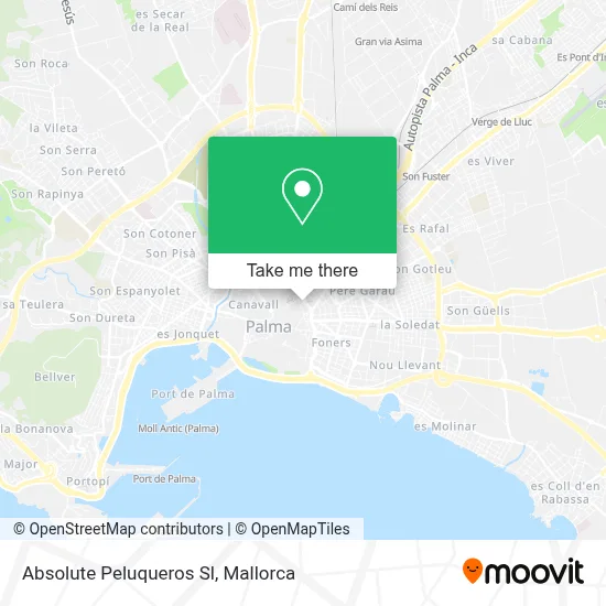Absolute Peluqueros Sl map