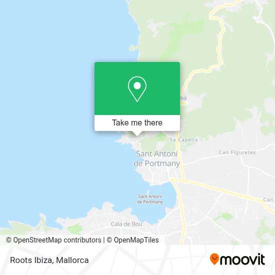 Roots Ibiza map