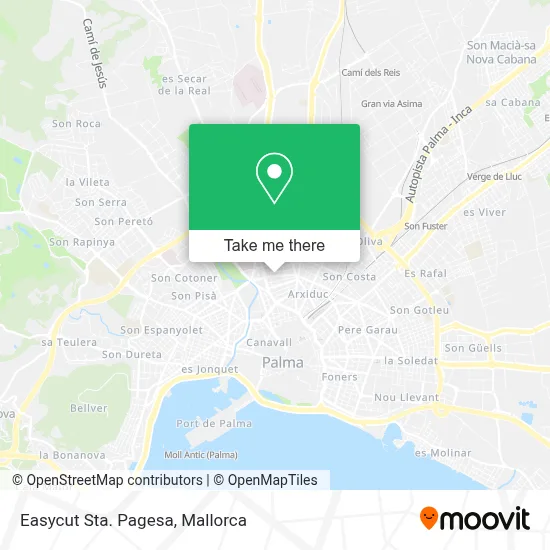 Easycut Sta. Pagesa map
