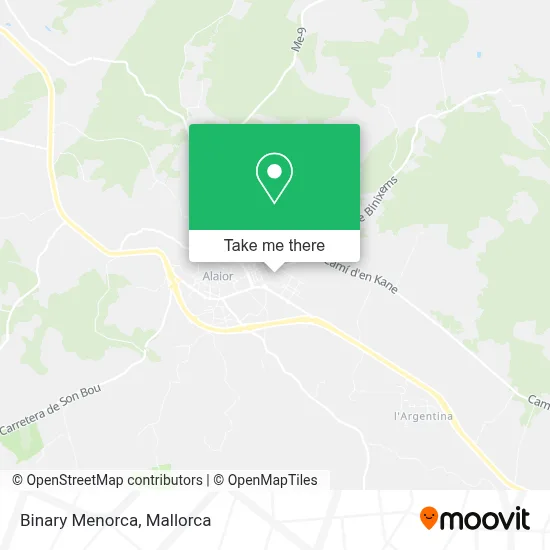 Binary Menorca map