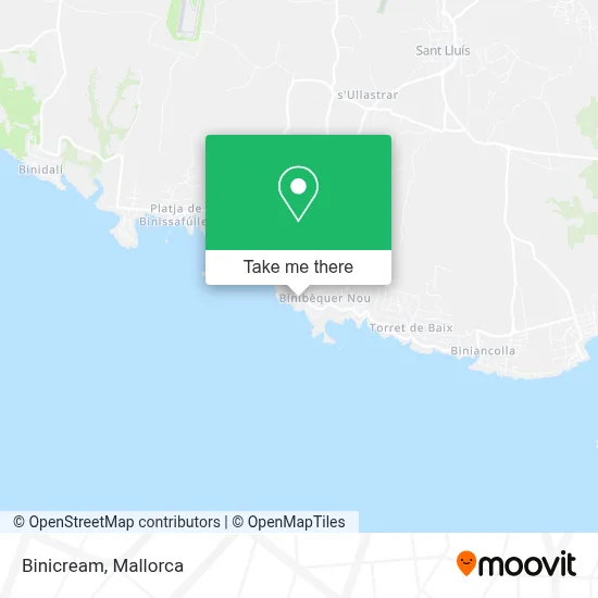 Binicream map