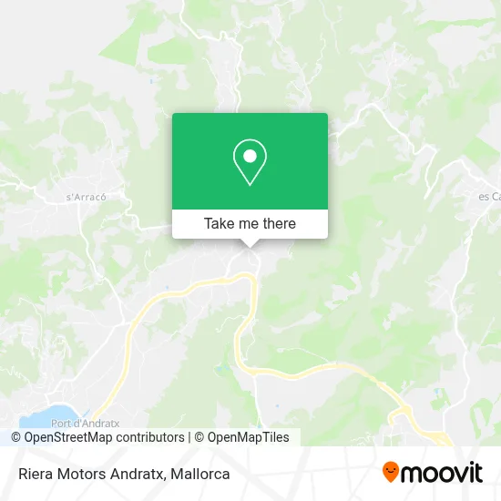 Riera Motors Andratx map
