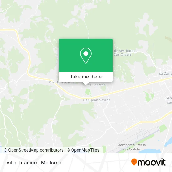 Villa Titanium map
