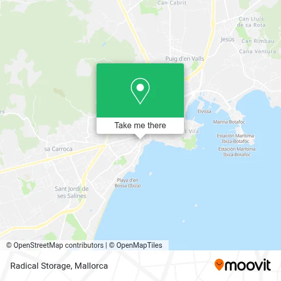 Radical Storage map