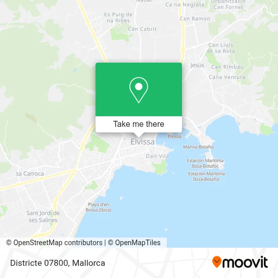 Districte 07800 map