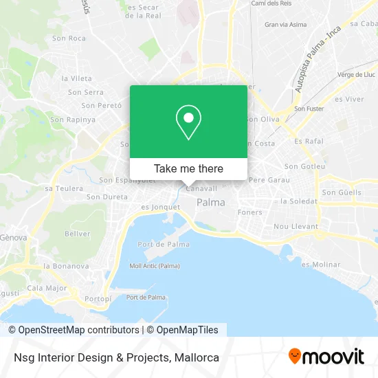 Nsg Interior Design & Projects map