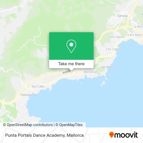 Punta Portals Dance Academy map