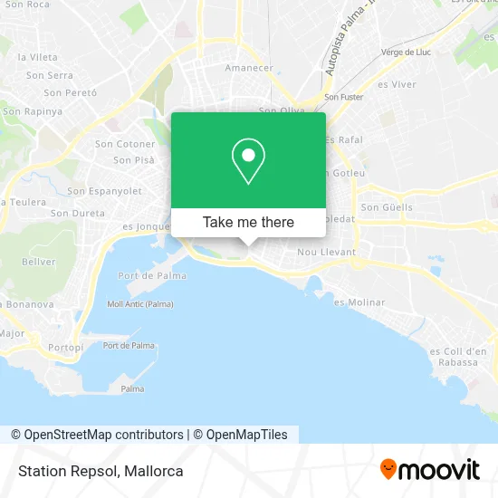 Station Repsol map