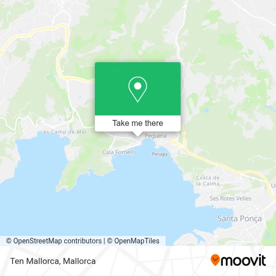 Ten Mallorca map