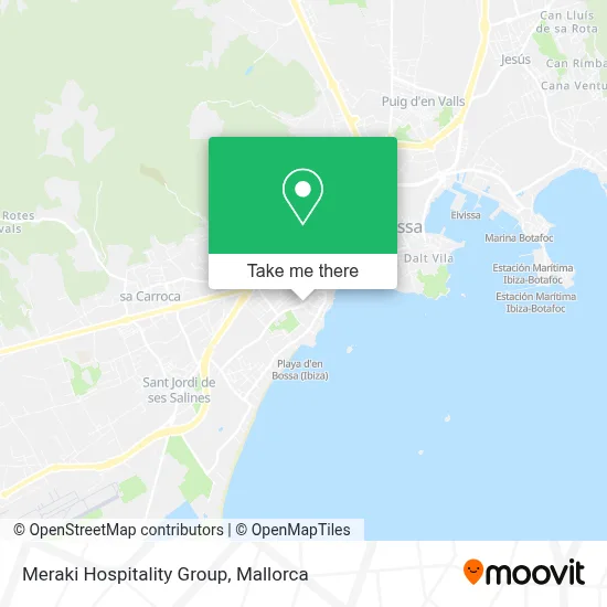 Meraki Hospitality Group map