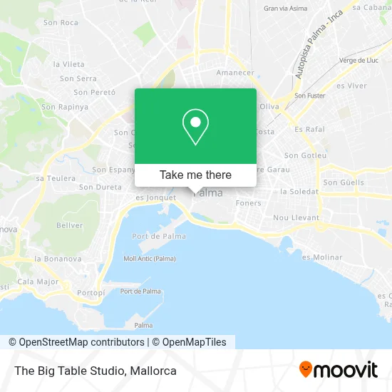 The Big Table Studio map