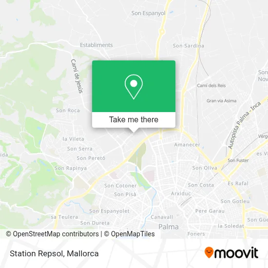 Station Repsol map