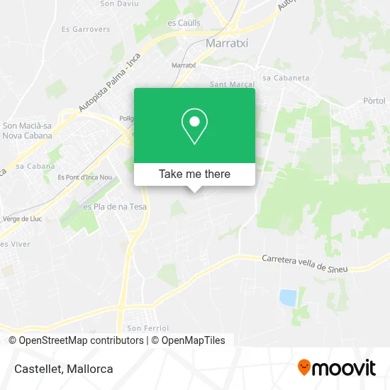 Castellet map