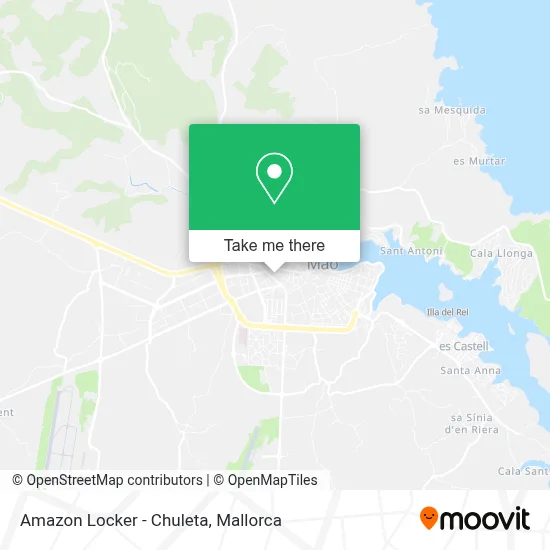 Amazon Locker - Chuleta map