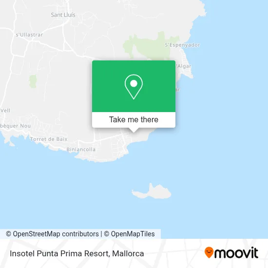 Insotel Punta Prima Resort map