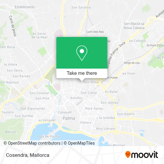 Cosendra map
