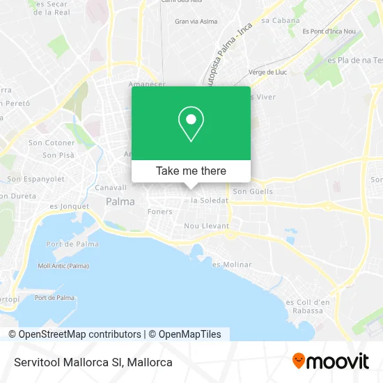 Servitool Mallorca Sl map