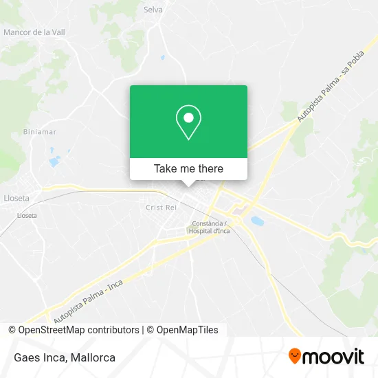 Gaes Inca map