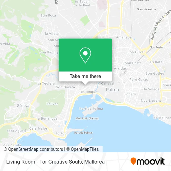 Living Room - For Creative Souls map