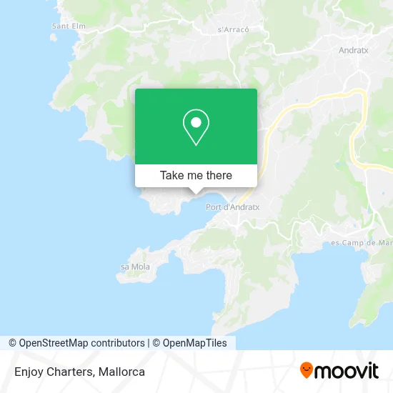 Enjoy Charters map