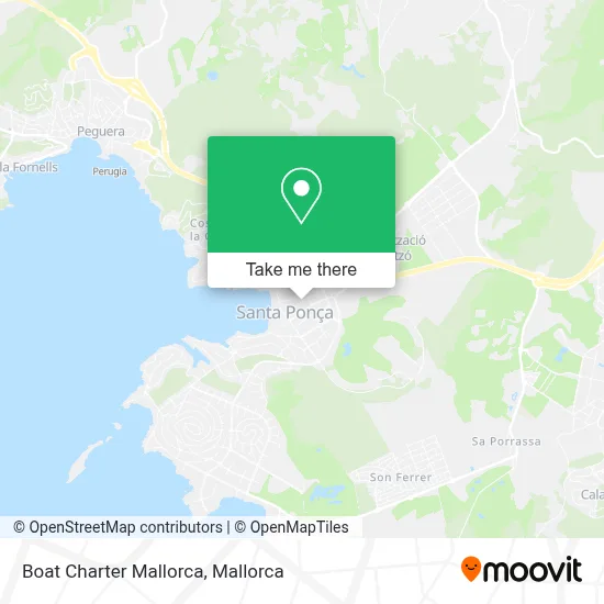 Boat Charter Mallorca map