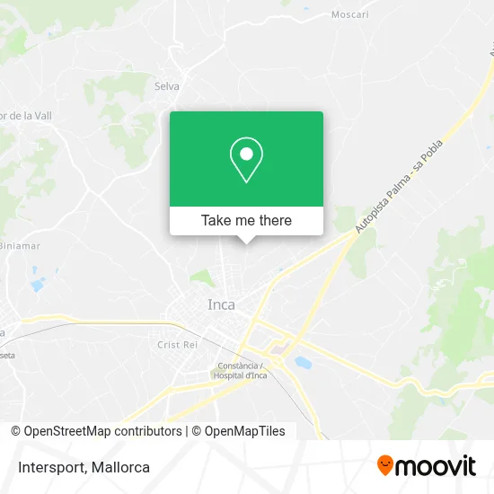 Intersport map