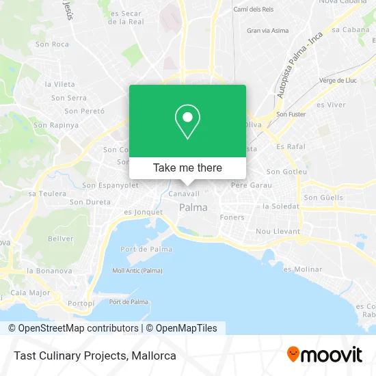 Tast Culinary Projects map