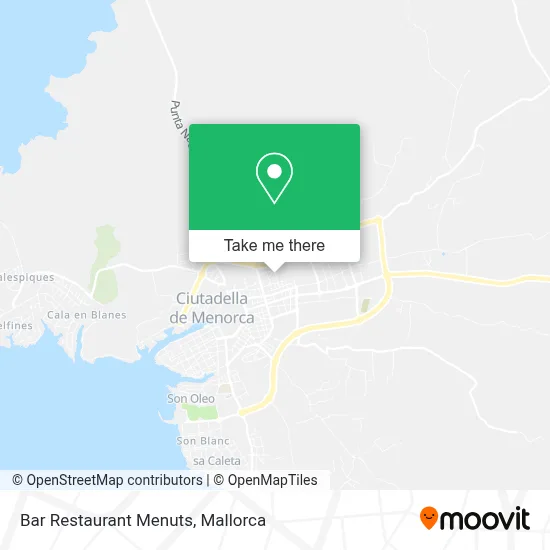 Bar Restaurant Menuts map