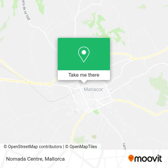Nomada Centre map