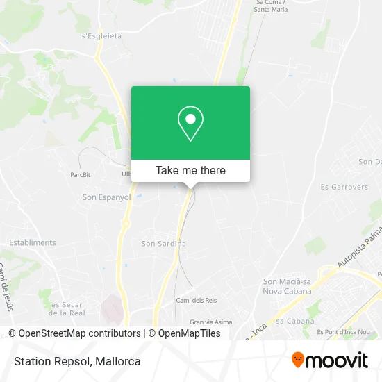 Station Repsol map