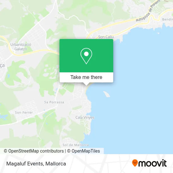 Magaluf Events map