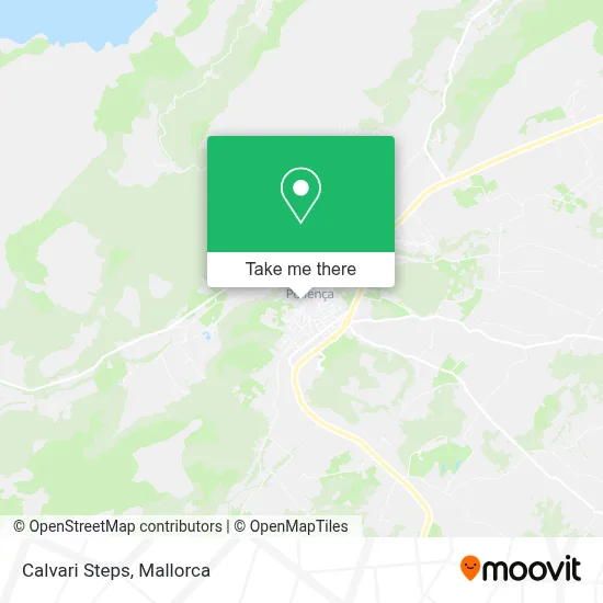 Calvari Steps map