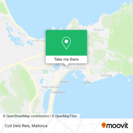 Coll Dels Reis map