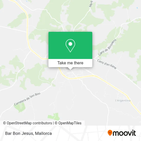Bar Bon Jesus map