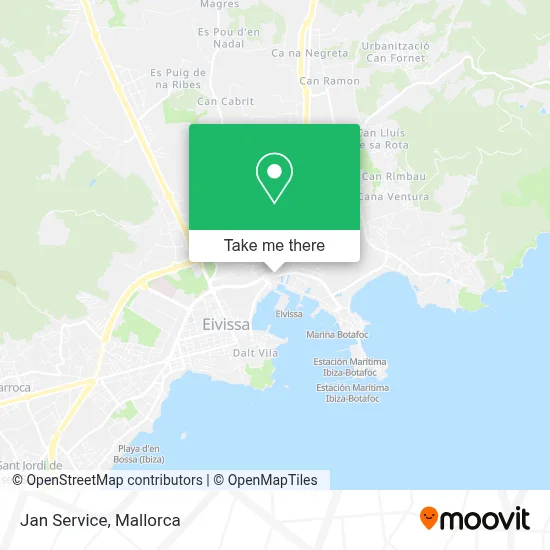 Jan Service map