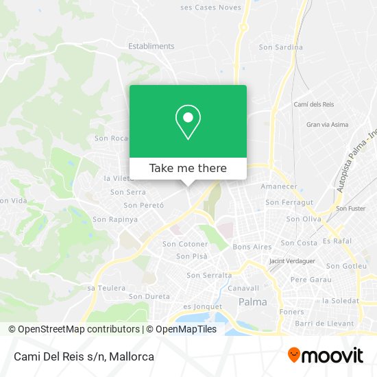 Cami Del Reis s/n map