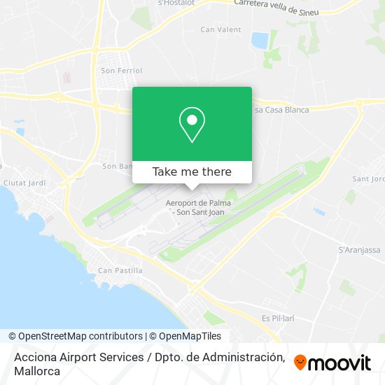 Acciona Airport Services / Dpto. de Administración map