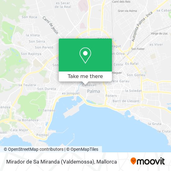 Mirador de Sa Miranda (Valdemossa) map